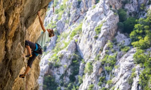 rock-climbing